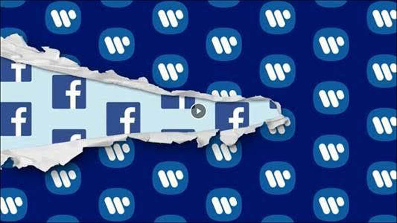 Facebook finaliza acordo com a Warner Music para transmissão de música