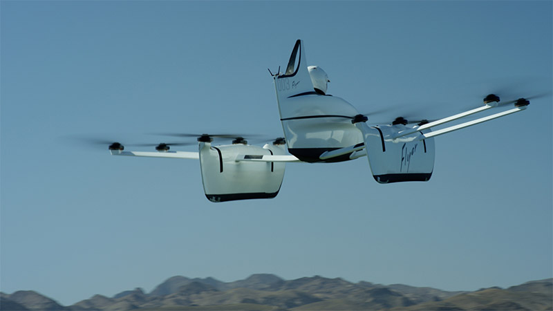 Conheça o Flyer, drone elétrico desenvolvido para transporte pessoal