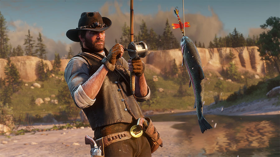Red Dead Redemption 2 - pesca