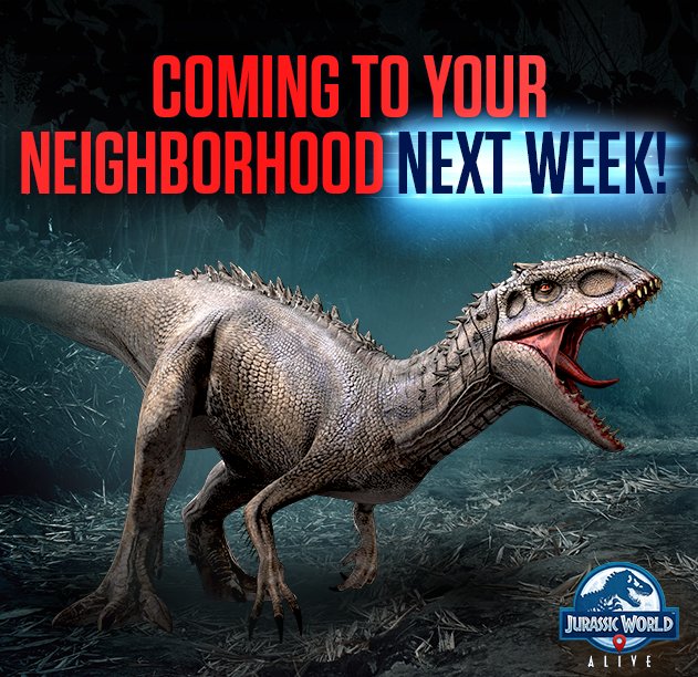 Indominus Rex - Jurassic World alive