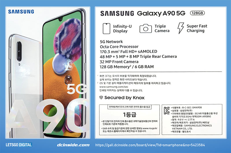 Samsung Galaxy A90 pode ser lançado em breve