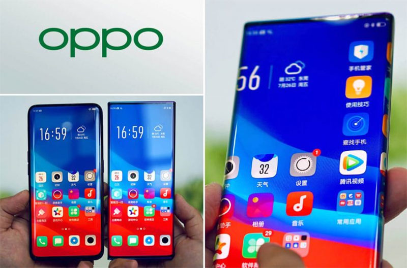 Oppo apresenta patente de smarphone com tela ultra curvada nos 4 lados