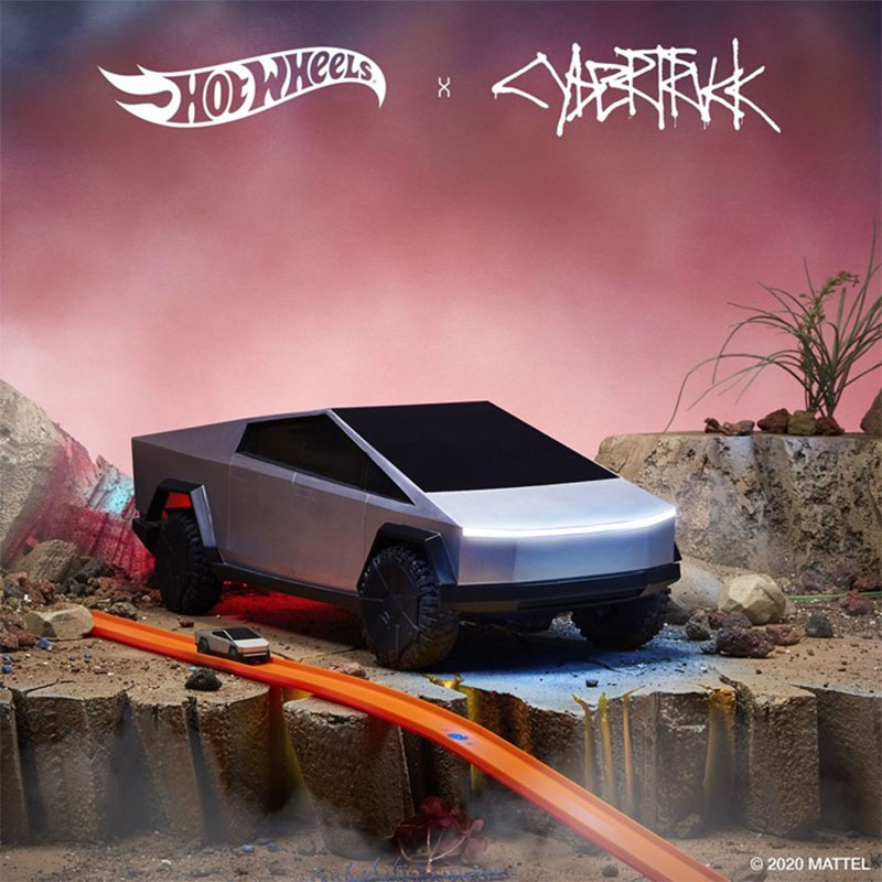 Cybertruck com controle remoto será lançado em breve pela Hot Wheels