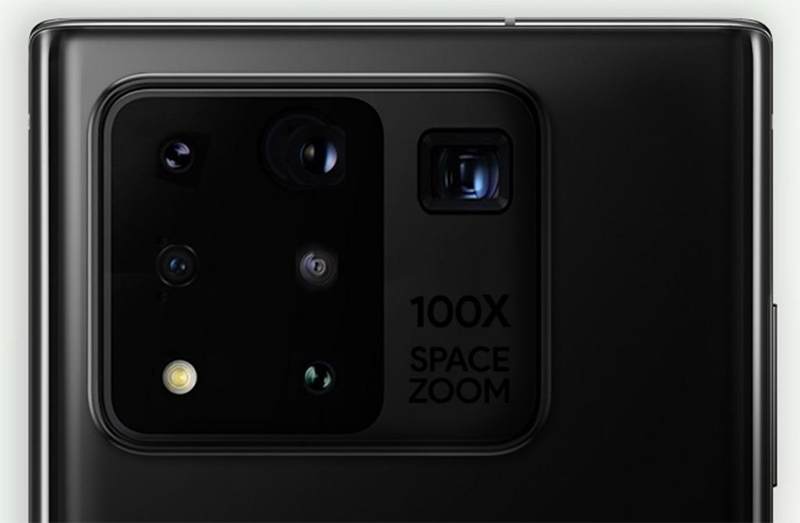 Samsung Galaxy Note 20 Ultra surge em imagem conceitual com 6 câmeras