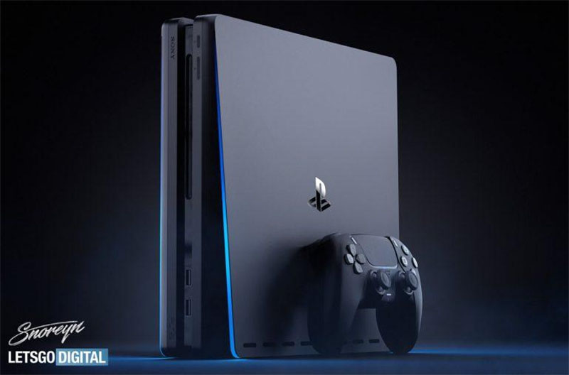 Artista italiano cria imagem conceitual em tom preto do PlayStation 5 e seu controle DualSense