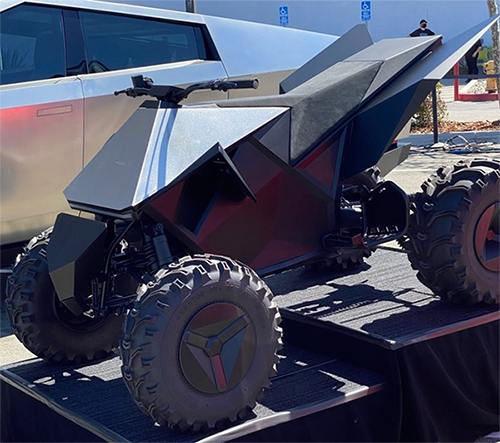 Conheça o Cyberquad, quadriciclo elétrico da Tesla