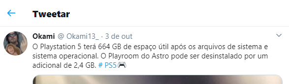 Usuário revela imagens da tela de inicialização e armazenamento do PS5