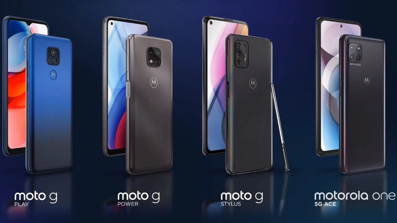 Conheça o novo Moto G Stylus, Moto G Play, Moto G Power e Moto One 5G Ace