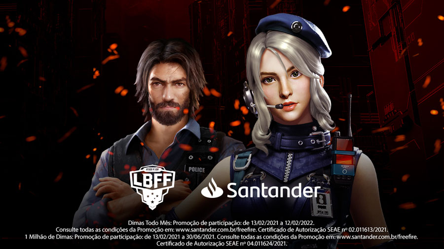 Santander lança promoção inédita para jogadores do Free Fire