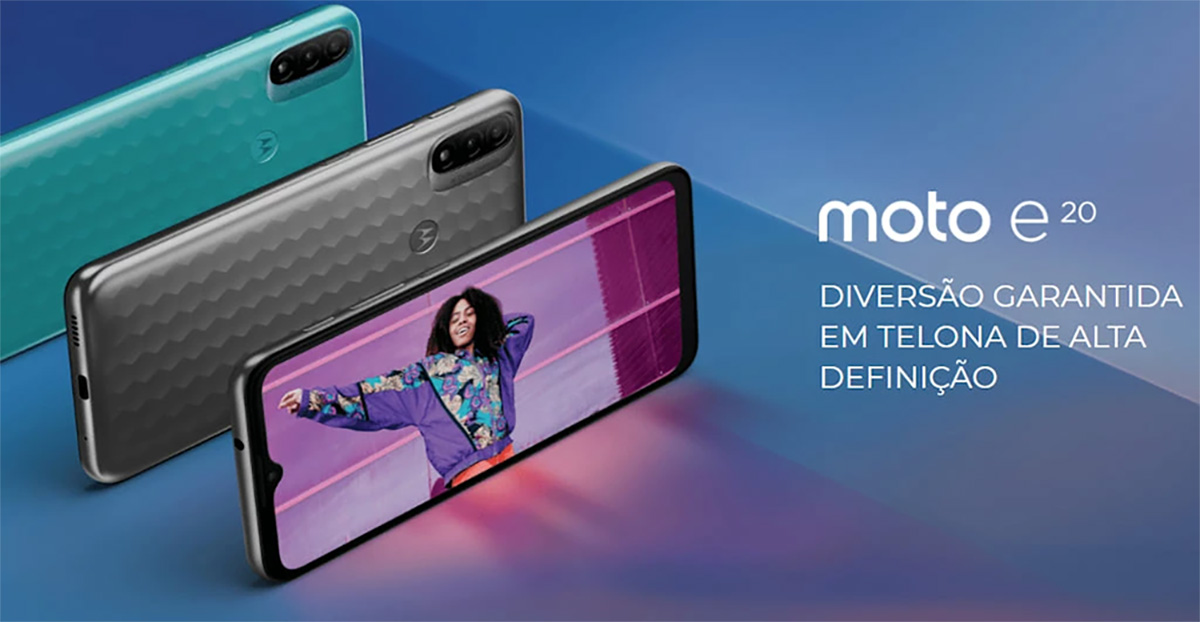 Motorola lança Moto E20 e versão aprimorada do Moto G20 no Brasil