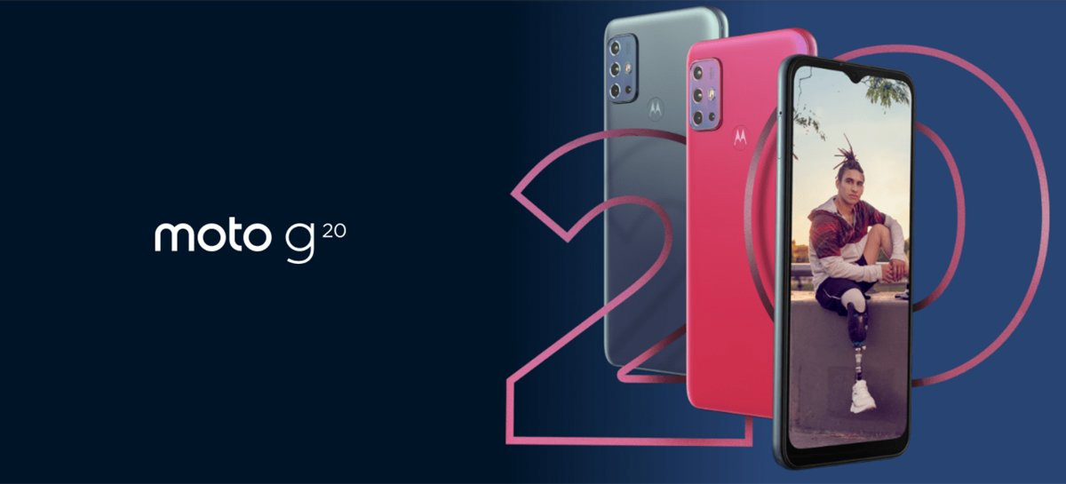 Motorola lança Moto E20 e versão aprimorada do Moto G20 no Brasil