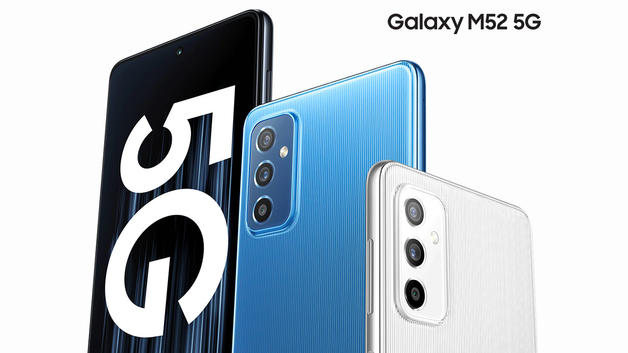 Samsung lança Galaxy M52 5G com tela AMOLED e bateria de 5.000 mAh