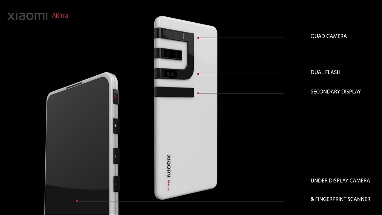Xiaomi Akirra pode chegar com câmeras inseridas em um grande logotipo traseiro