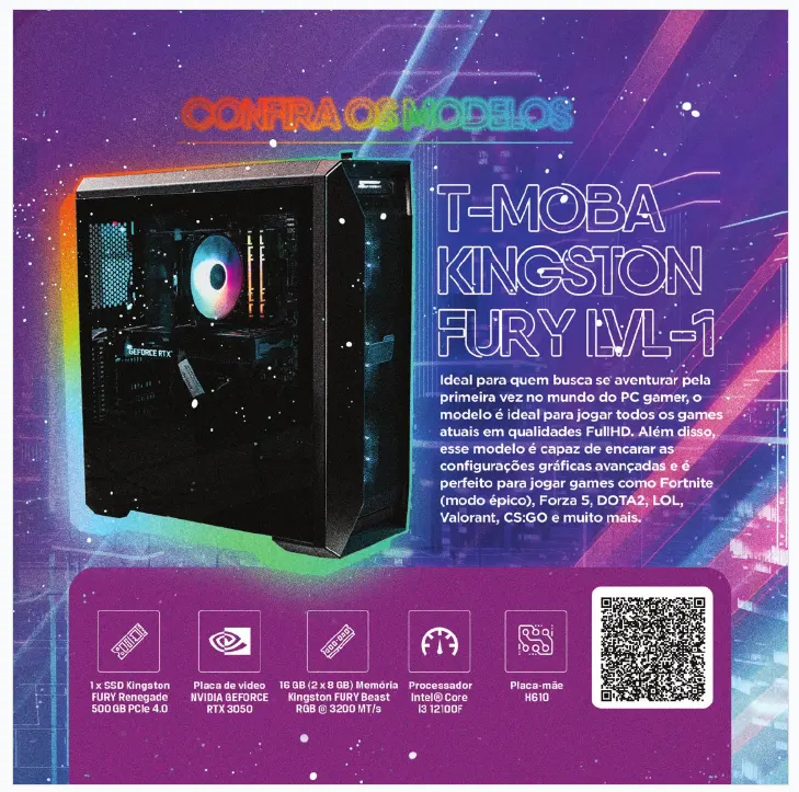 Manual do Gamer Kingston FURY