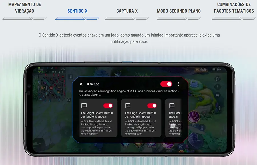 ROG Phone 7 Ultimate sistema X