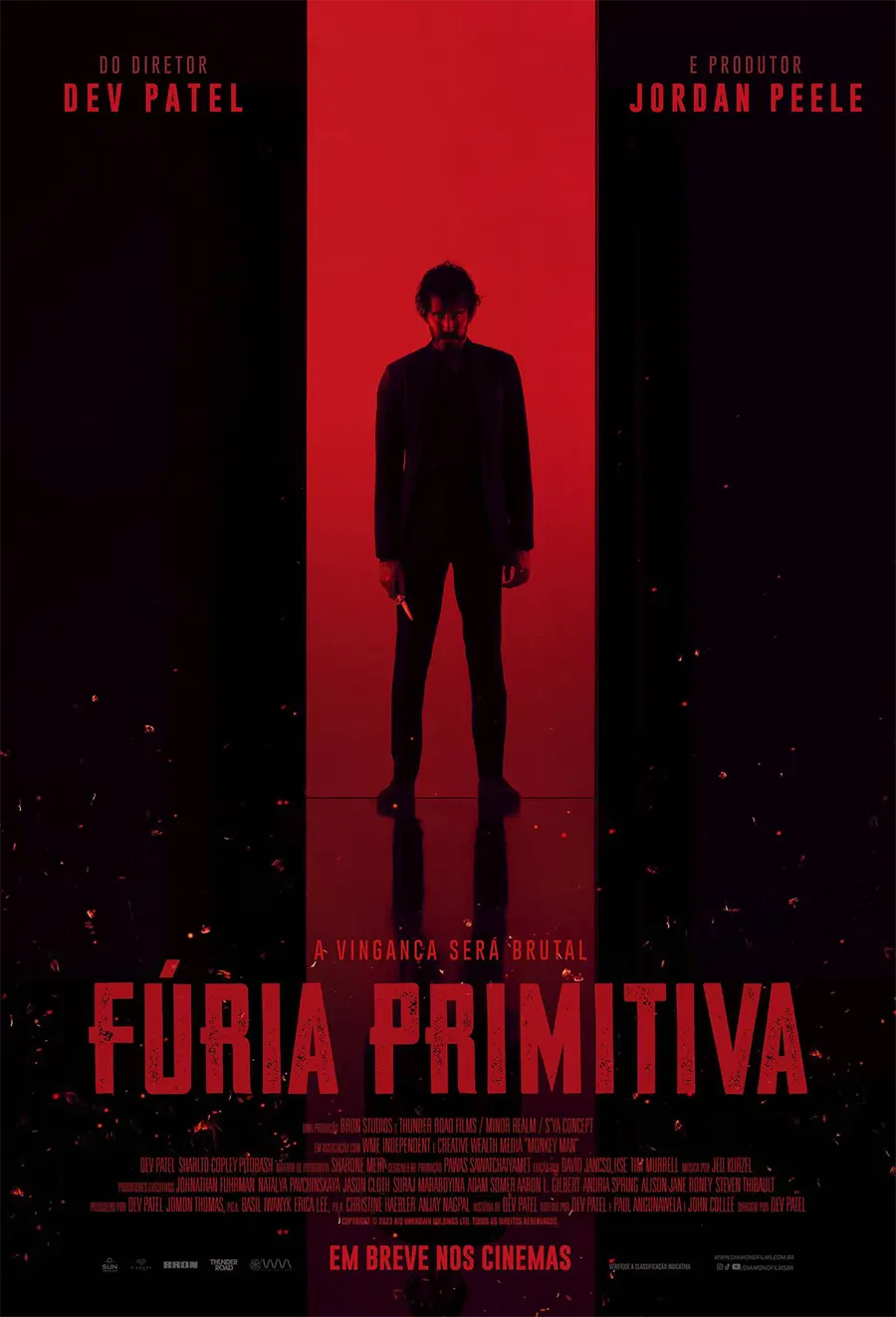 Monkey Man - Fúria Primitiva - Cartaz nacional