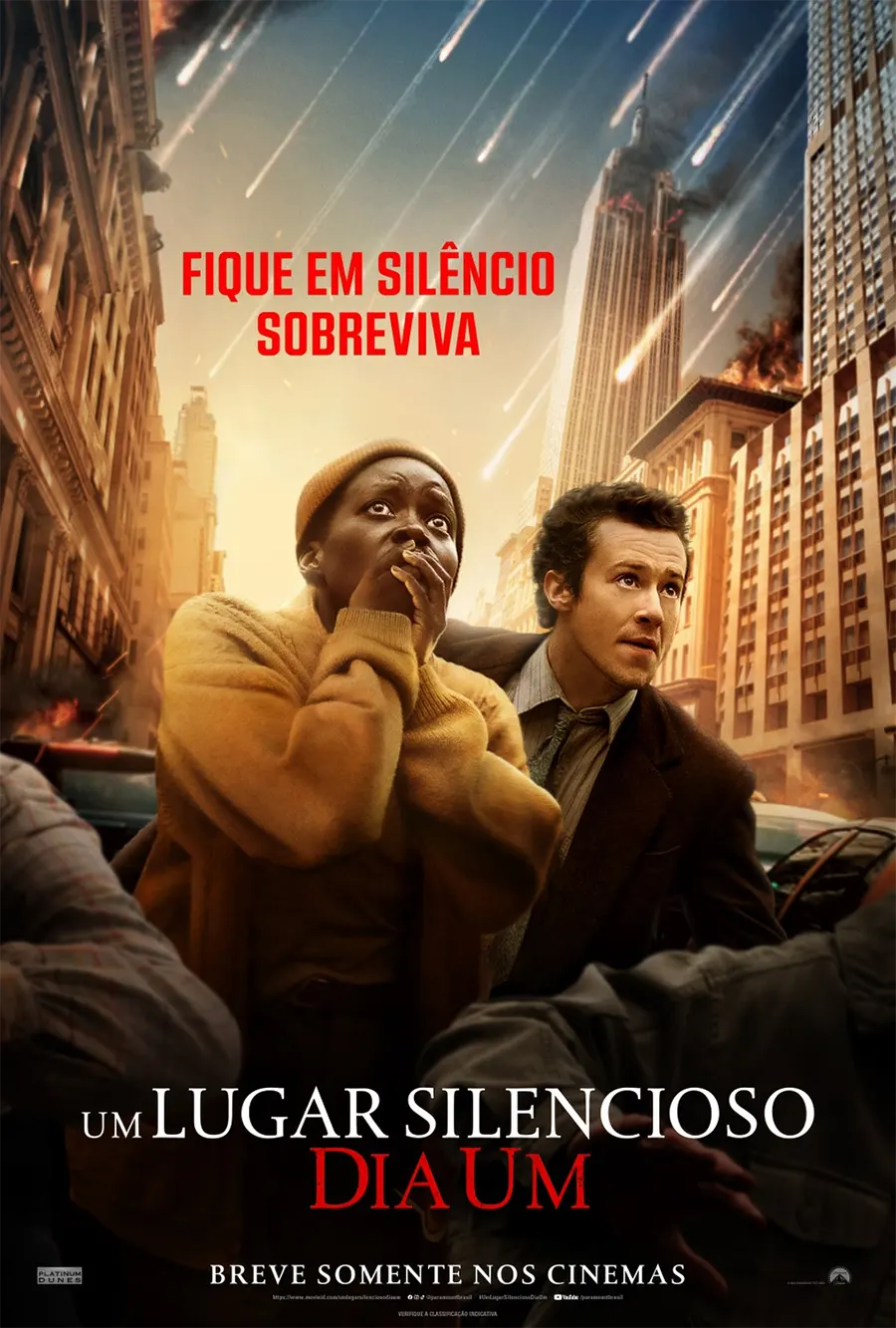 Cartaz Um Lugar Silencioso - Dia Um