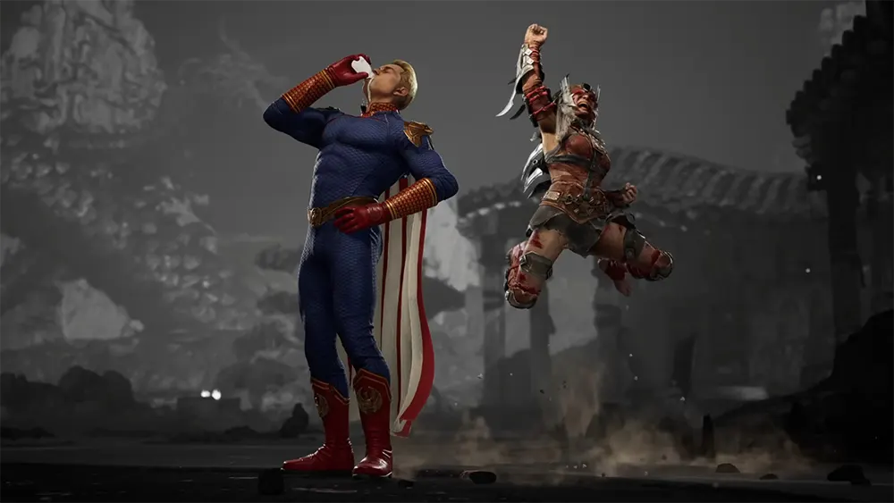 Homelander em mortal kombat 1
