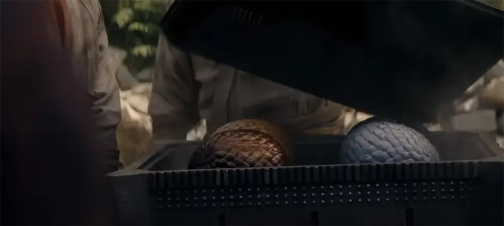 ovos de daenerys em A casa do Dragão