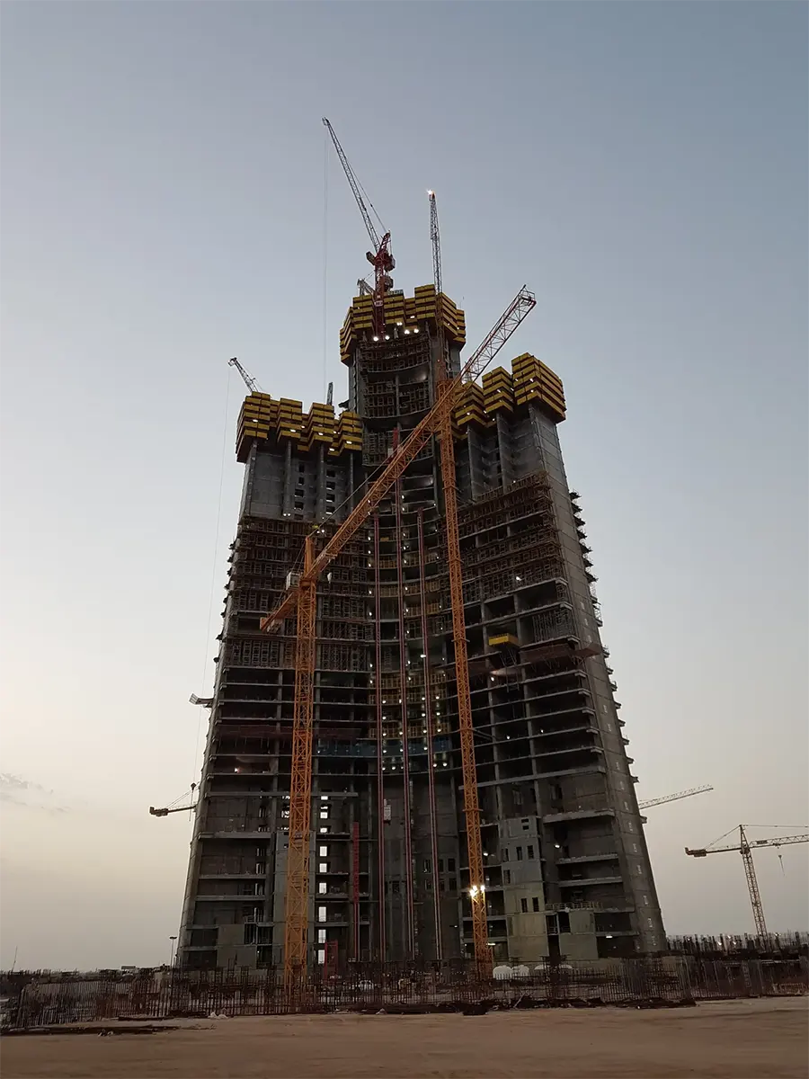 Jeddah Economic Company Tower fundação reforçada