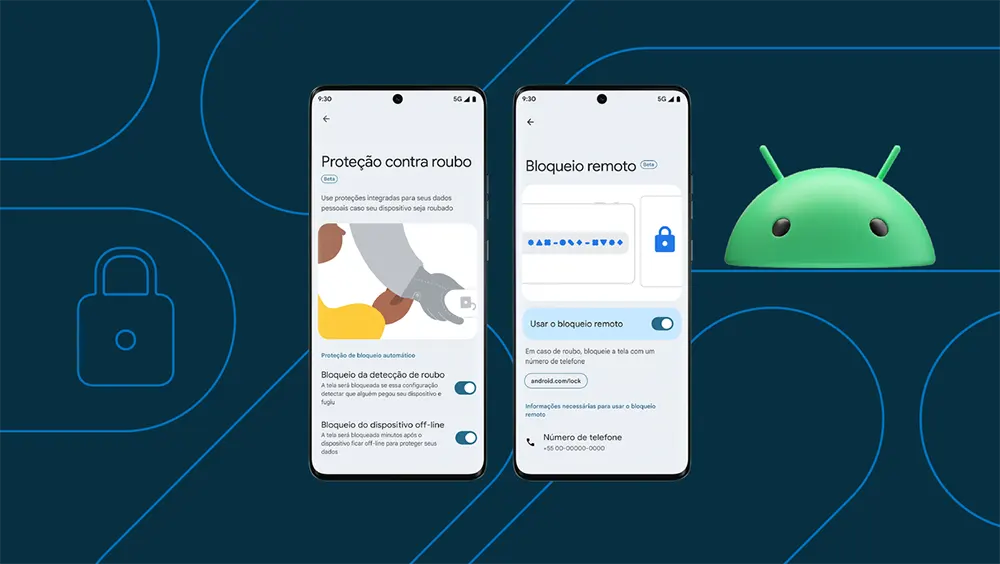 Sistema de Proteção contra roubo do Android