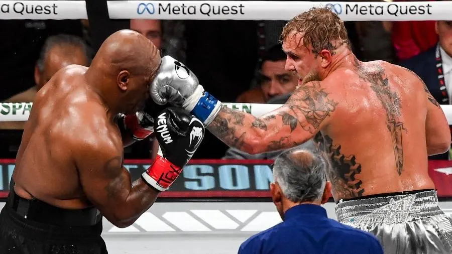 Netflix revela que 60 milhões de lares ao redor do mundo assistiram a luta entre Jake Paul e Mike Tyson