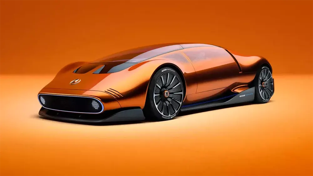 Carro da Mercedes com tinta solar