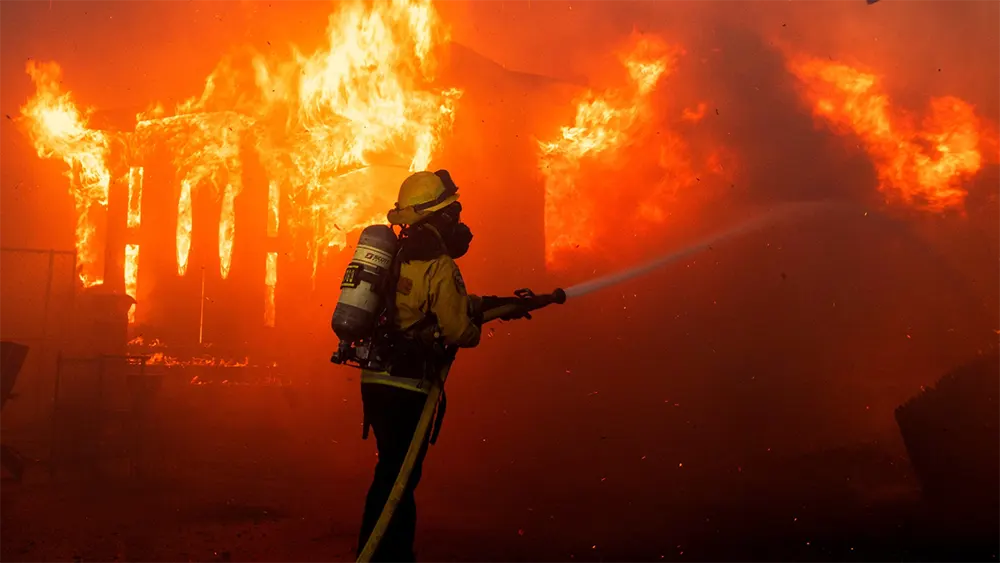 incêndios florestais em Los Angeles