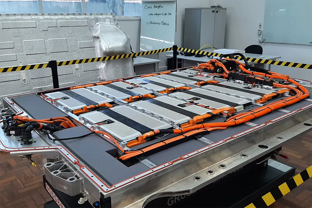 bateria de carro elétrico