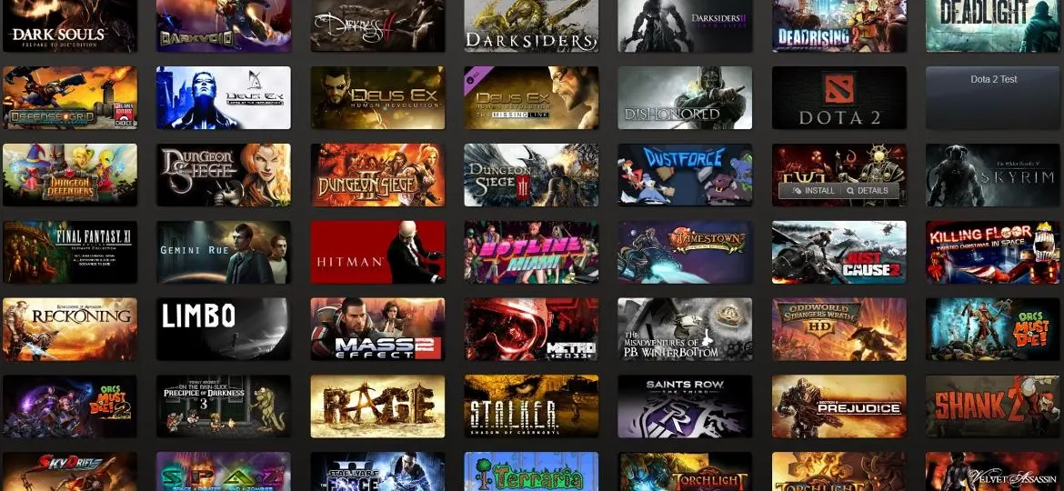 steam lista de jogos