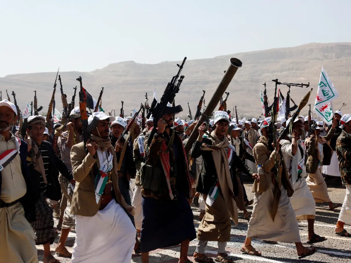 Rebeldes houthis no Iemen