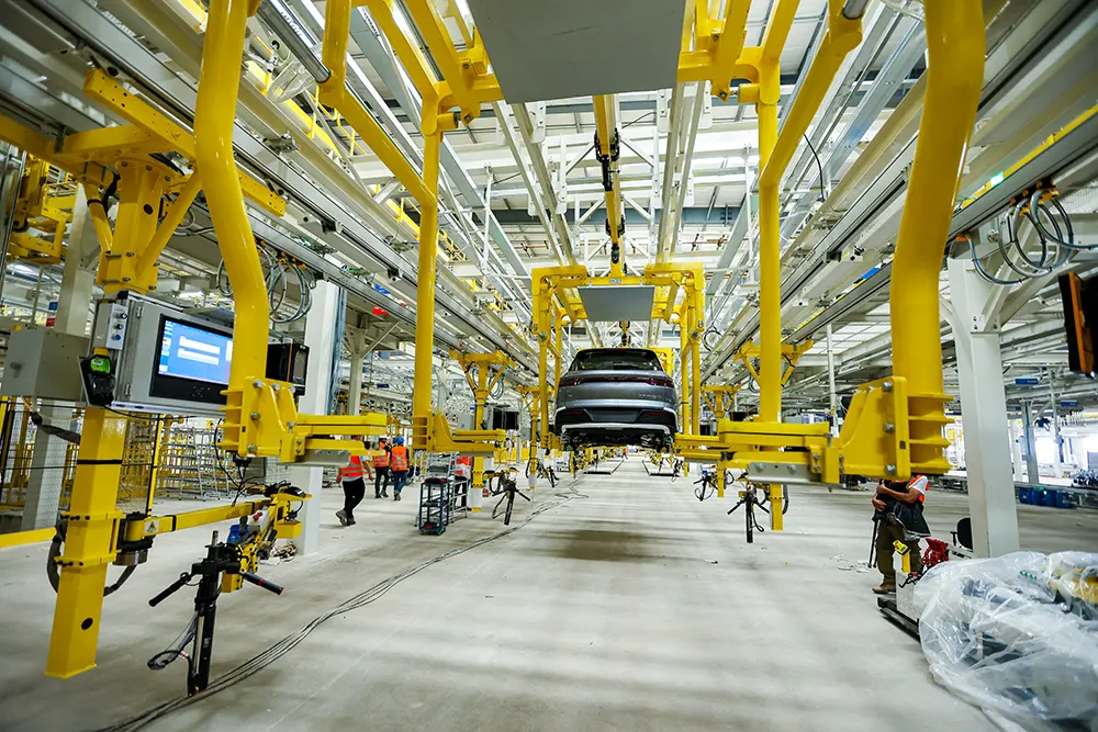 linha de produção BYD