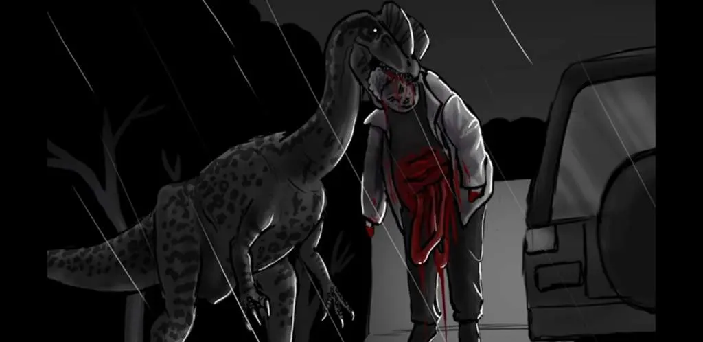 nedry jurassic park book