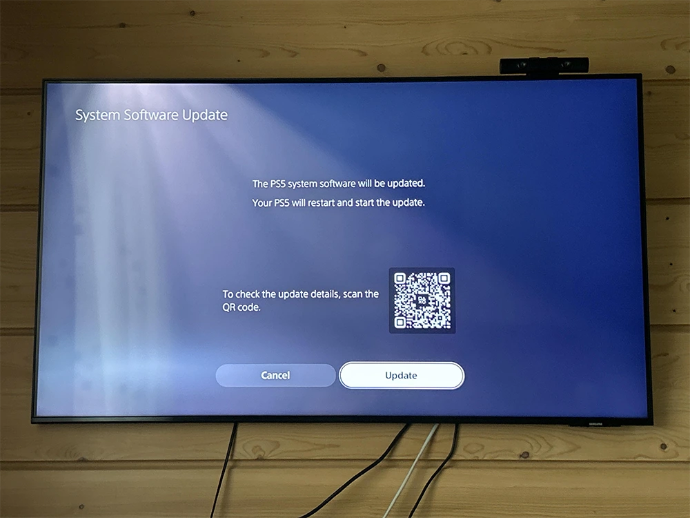 atualização software playstation 5