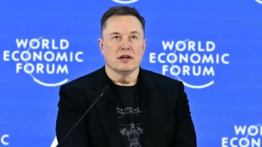 elon musk davos 2026